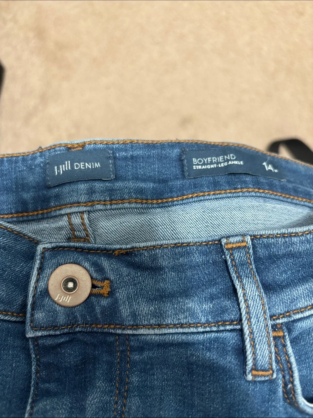 J. Jill Blue Boyfriend Jeans